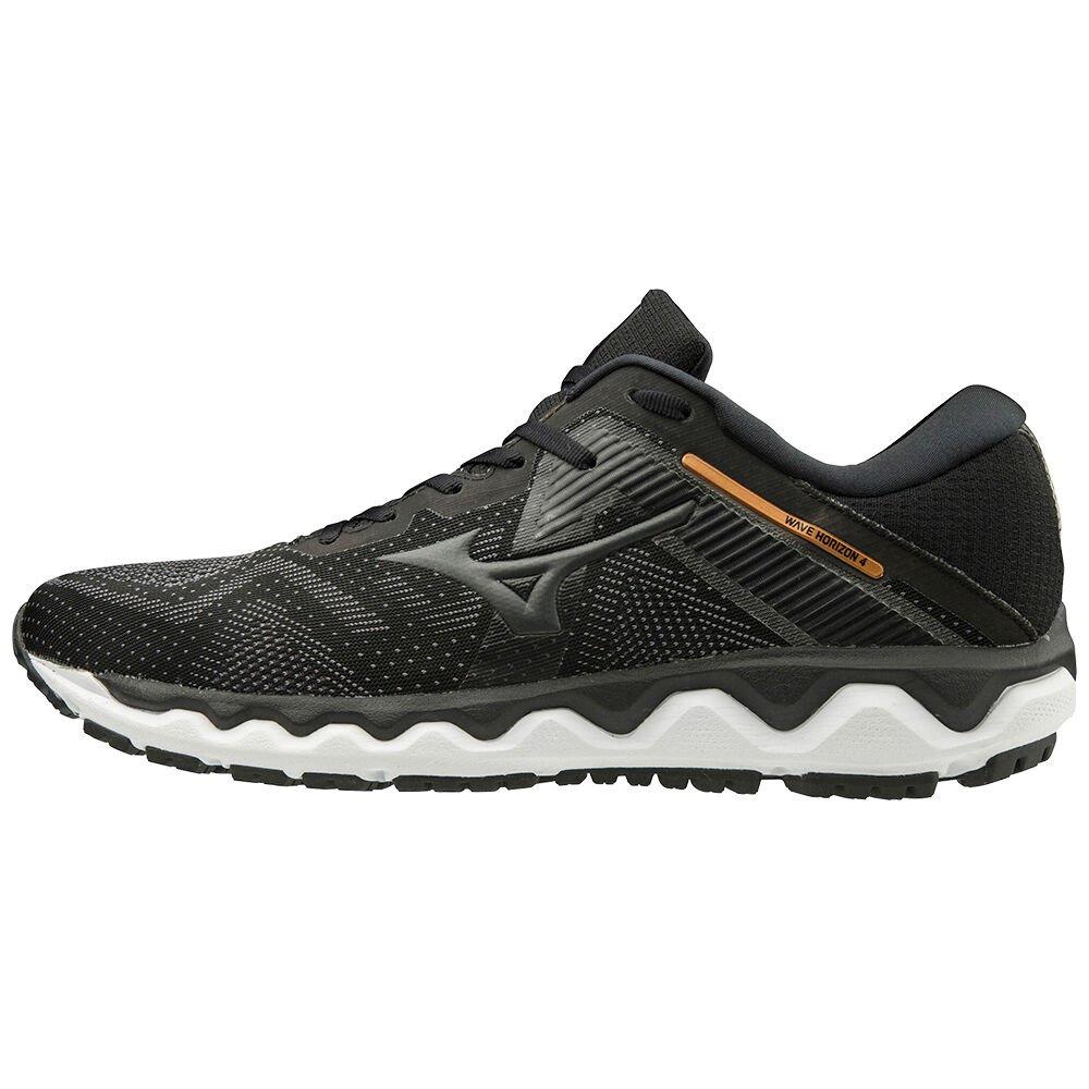 Mizuno Men's Running Shoes Wave Horizon 4 Black/Grey - TALUZBF-87